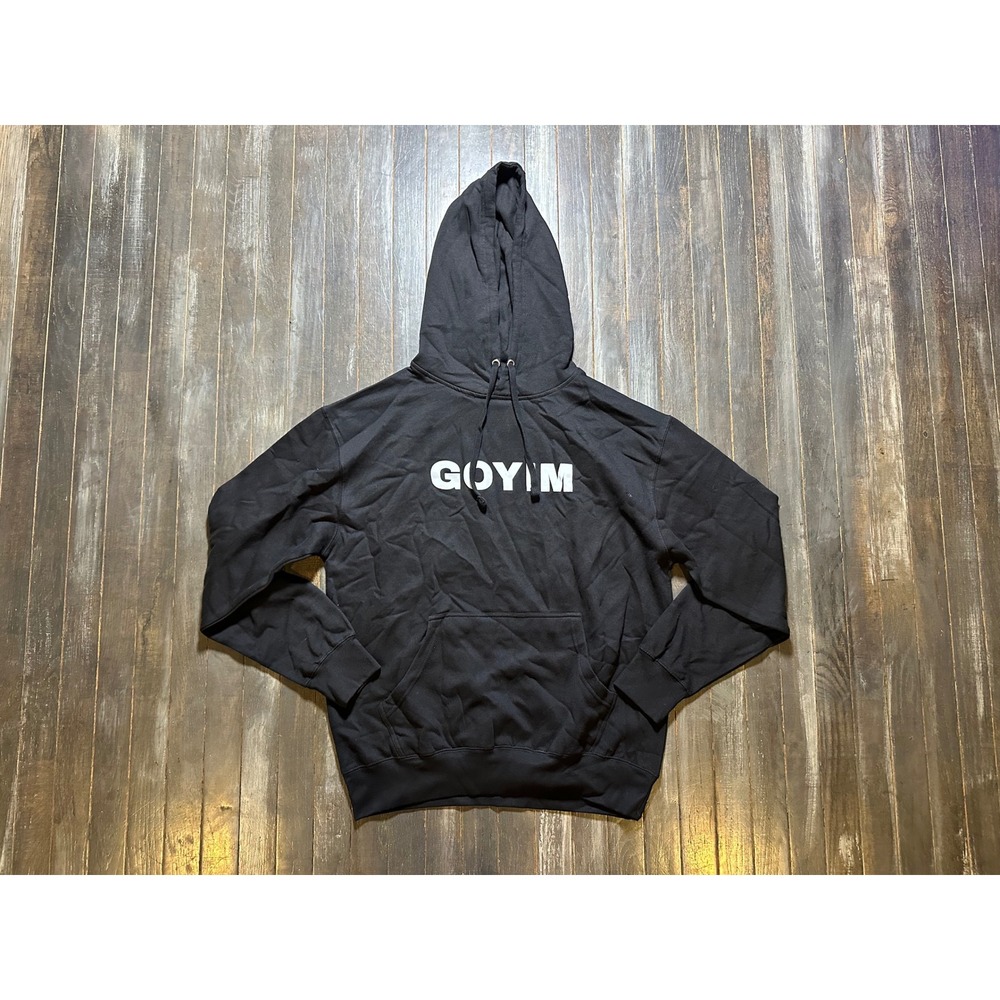 Smart Blanks Goyim Graphic Hoodie Black Pullover Sweatshirt